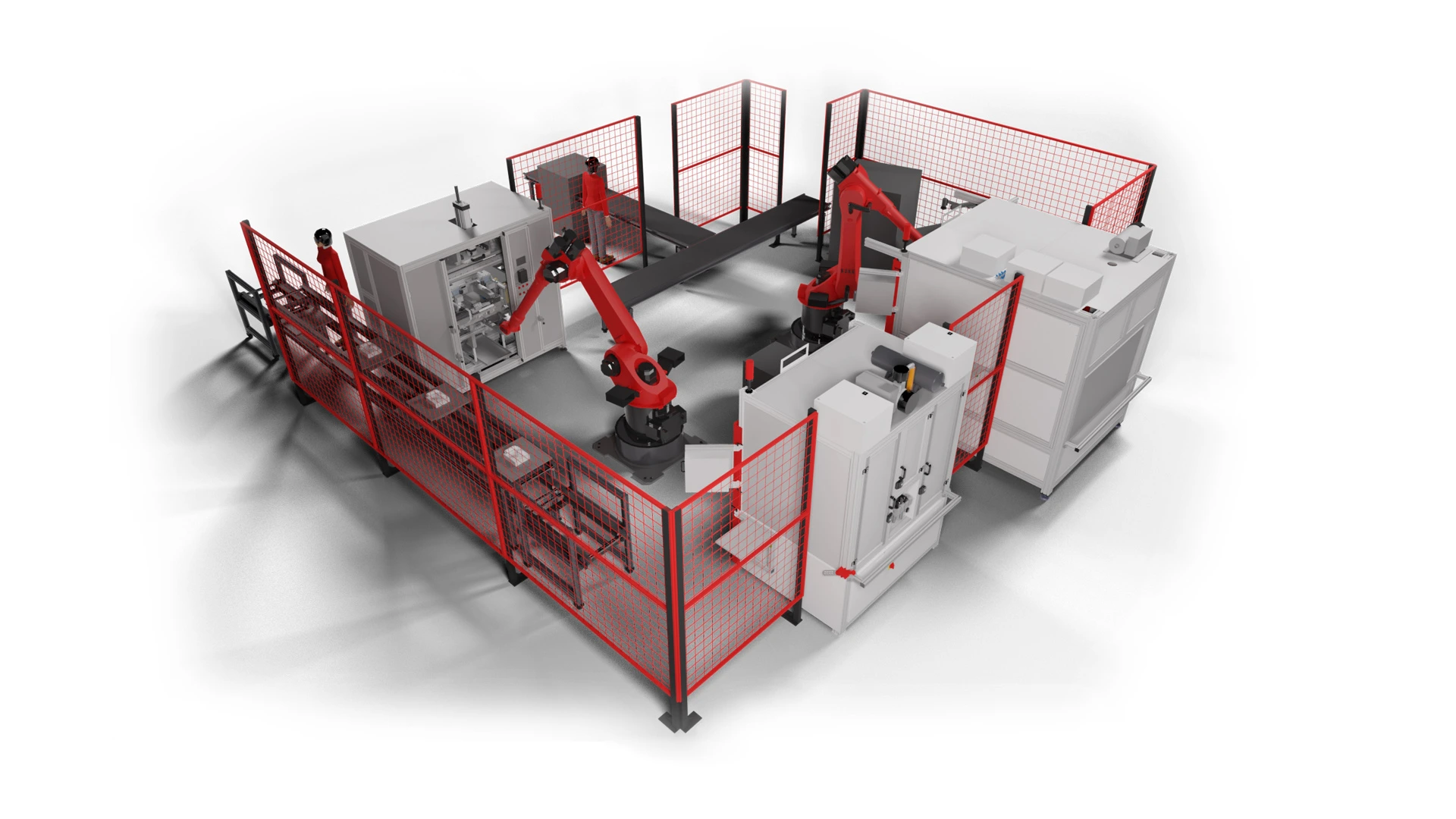 Advanced Robotic Cell Setup